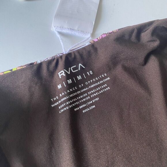 NWT RVCA Women's Lemonade‎ French Floral Bikini Sz M - Picture 3 of 7